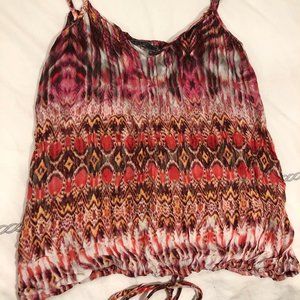 Velvet Crop/Tie Going Out Top